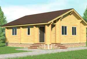 проект бани из профилированного бруса 